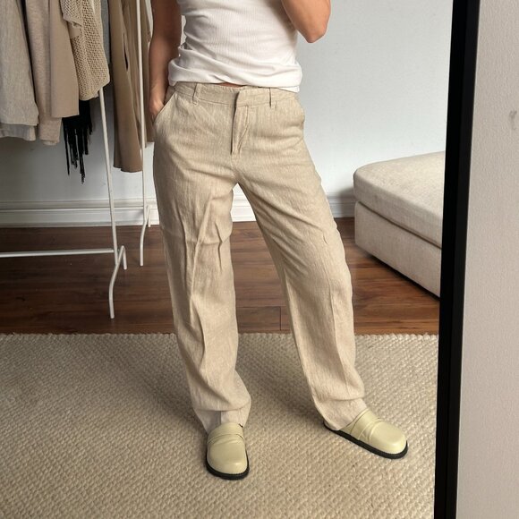 Frank & Oak Linen Pants - Picture 1 of 5